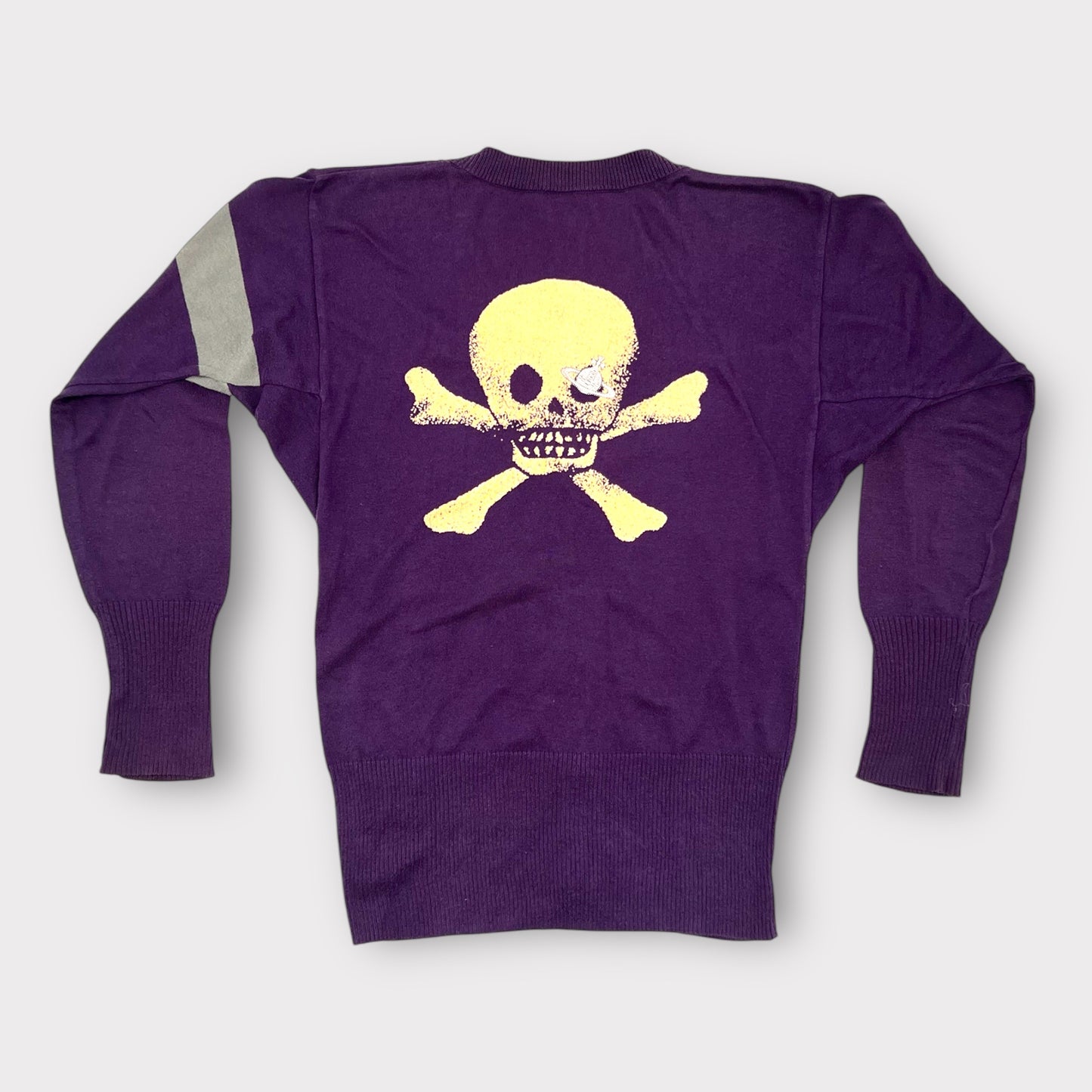 Vintage Purple Skull Cardigan