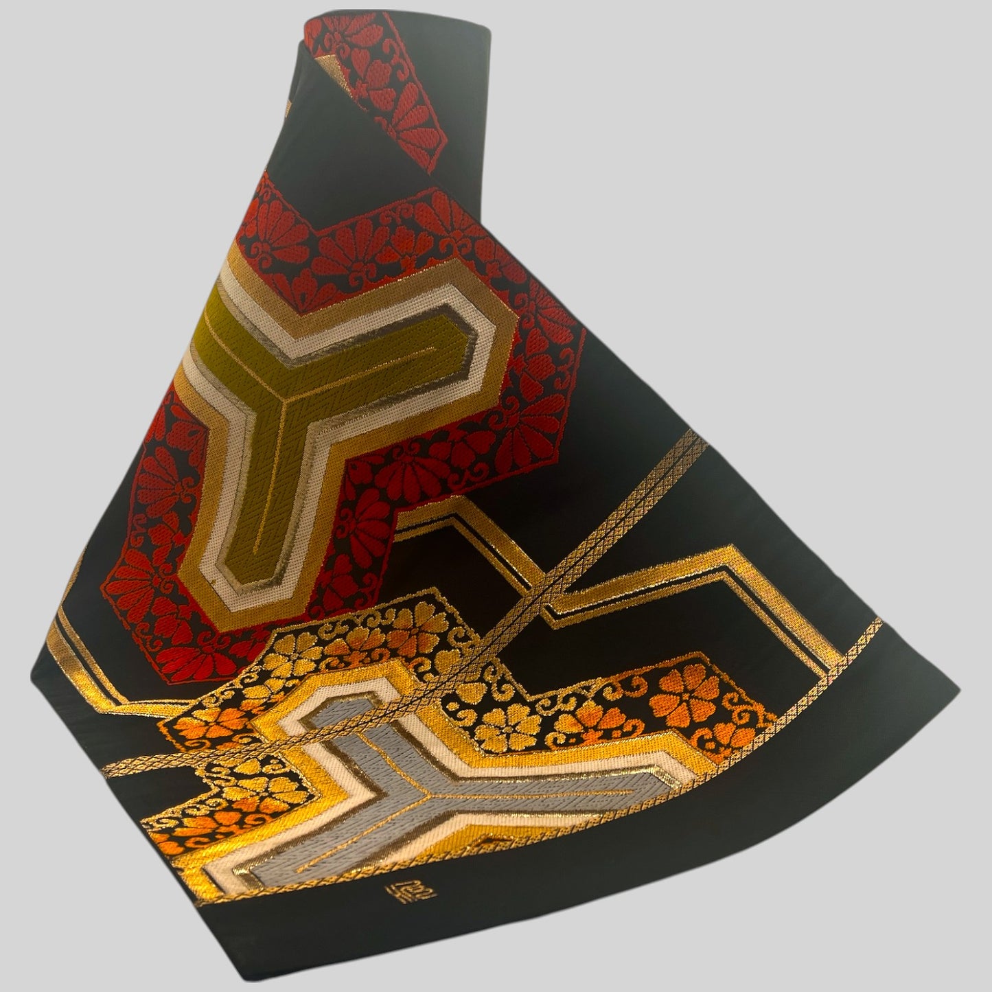 Vintage Japanese Kimono Belt Obi Table Runner (One of a kind)