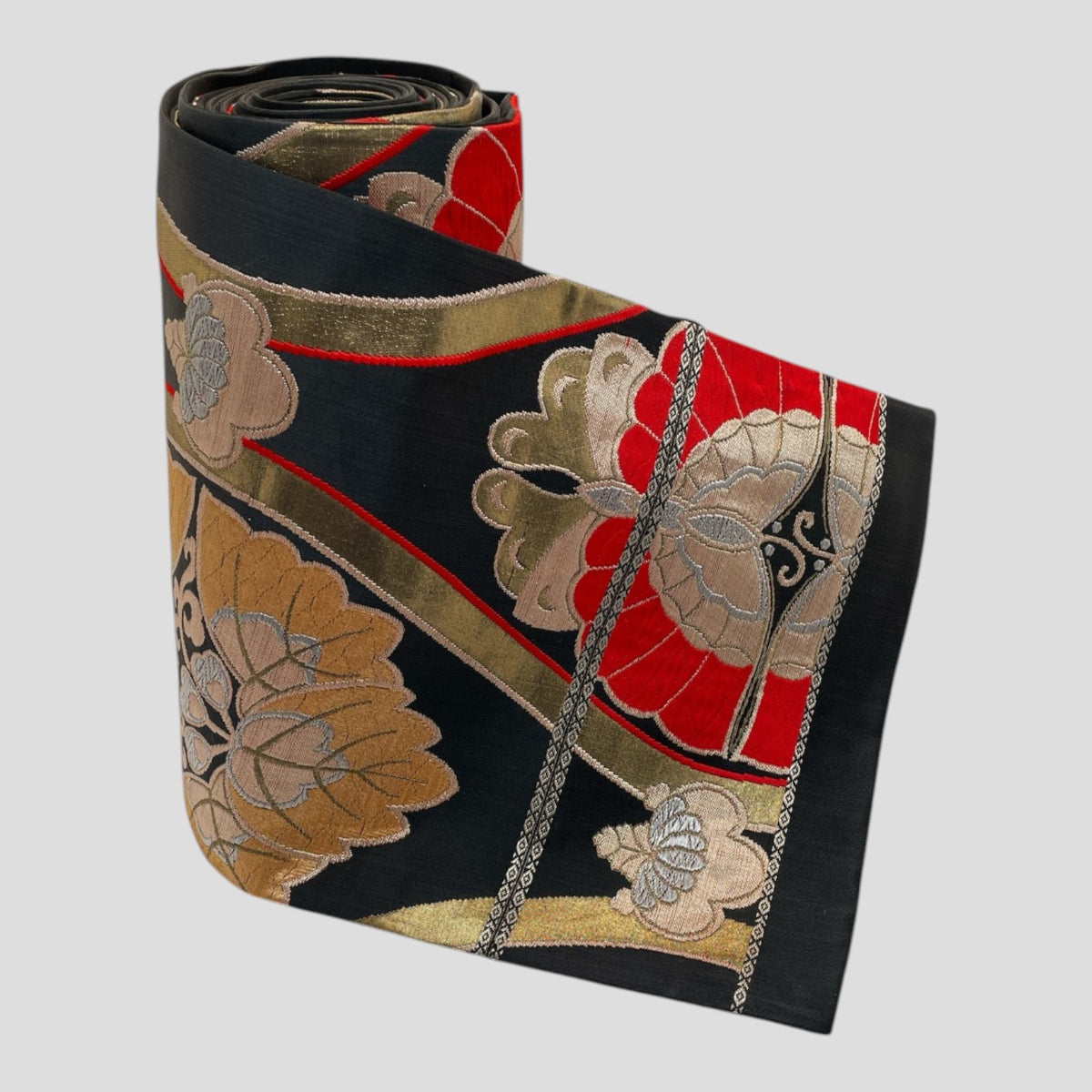Vintage Japanese Kimono Belt Obi Table Runner (One of a kind)