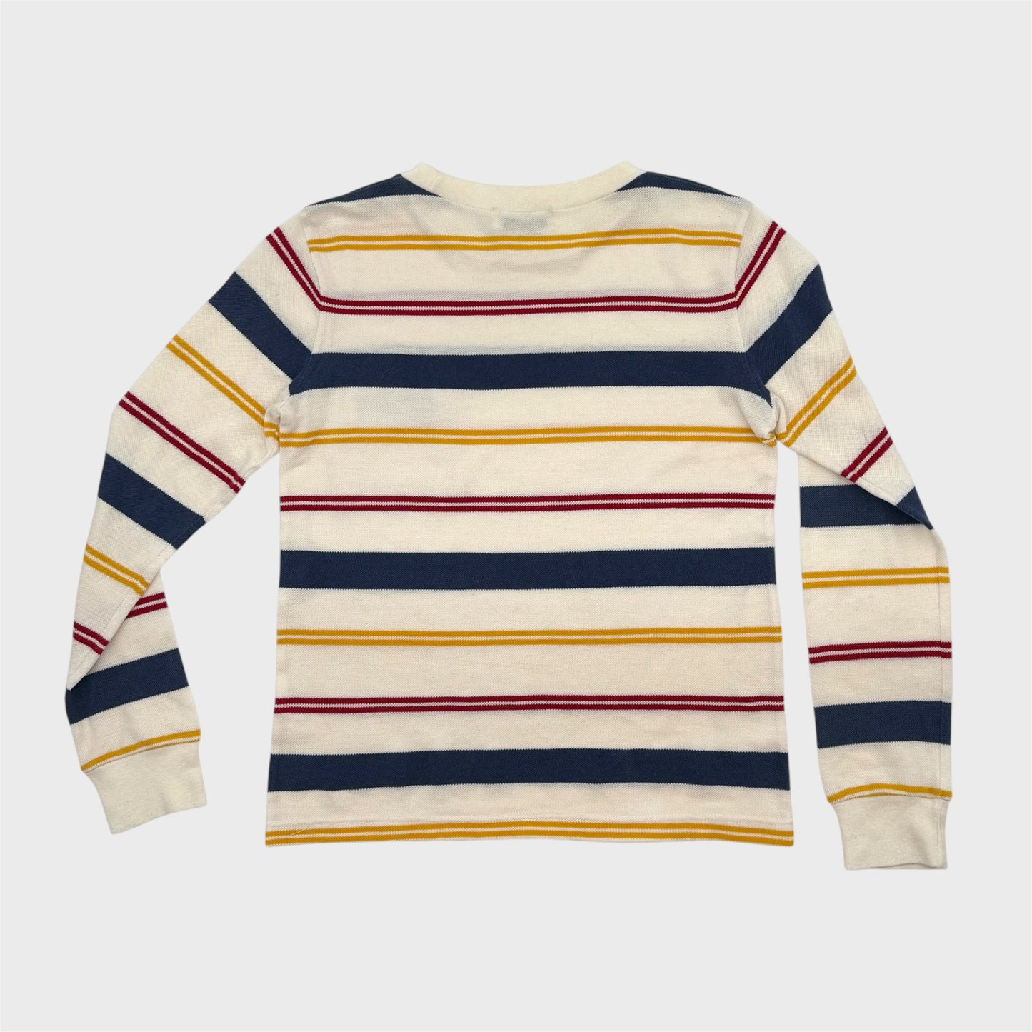 Vintage Panda Striped Long-sleeve T-shirt