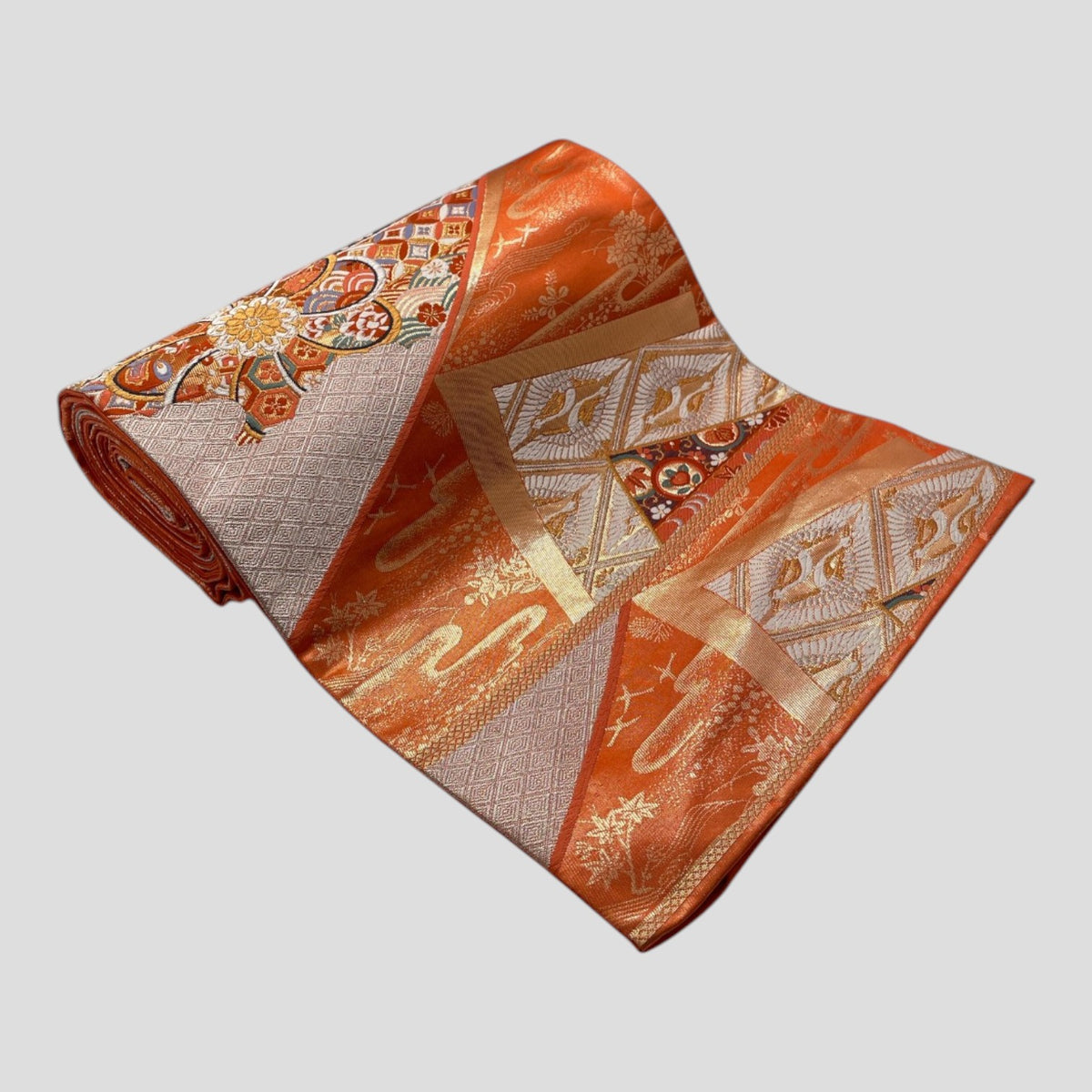 Vintage Japanese Kimono Belt Obi Table Runner (One of a kind)