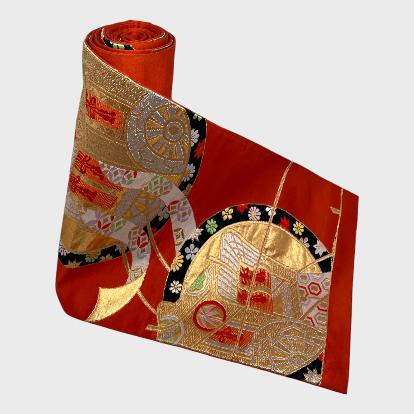 Vintage Japanese Kimono Belt Obi Table Runner (One of a kind)