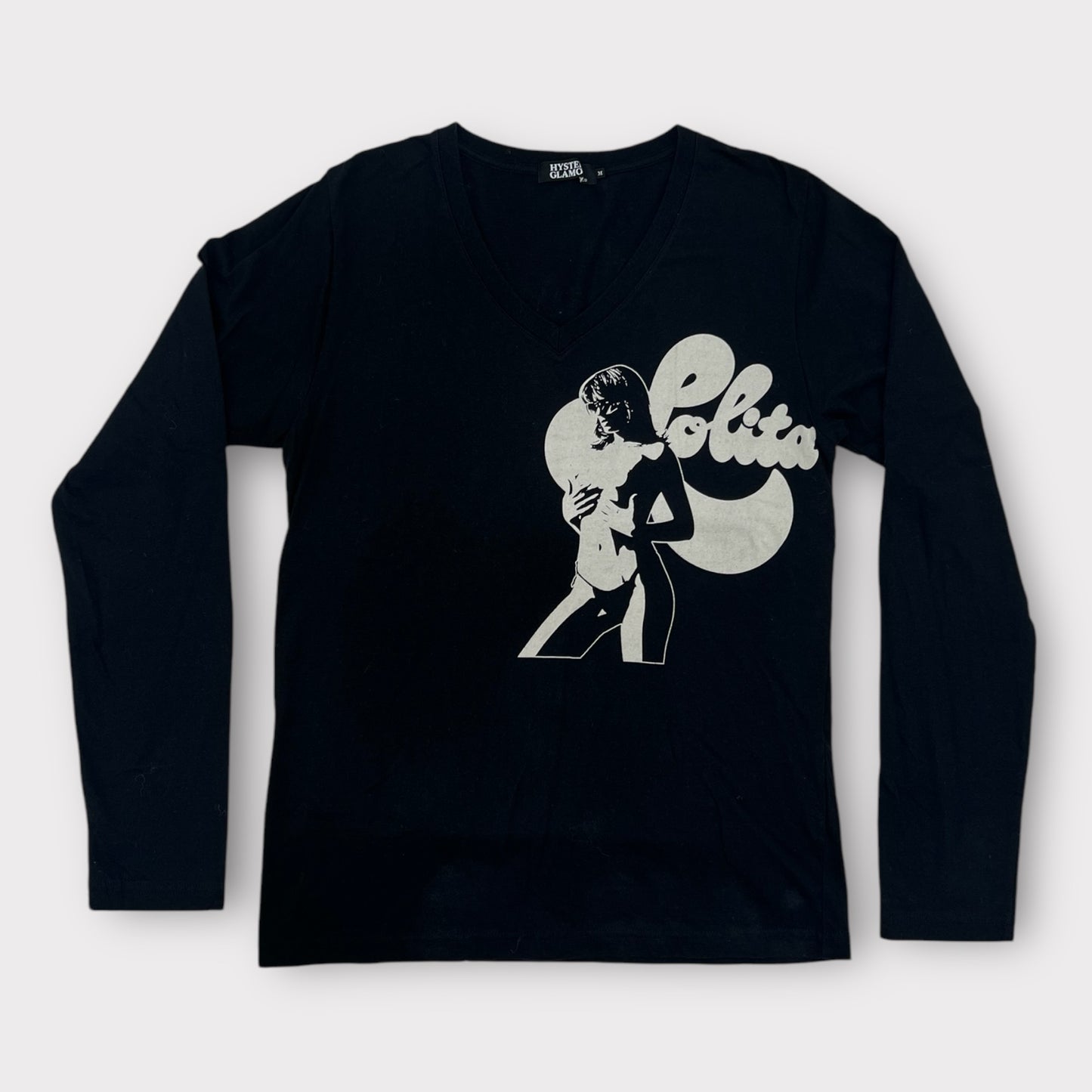 Vintage Black Long-sleeve T-shirt