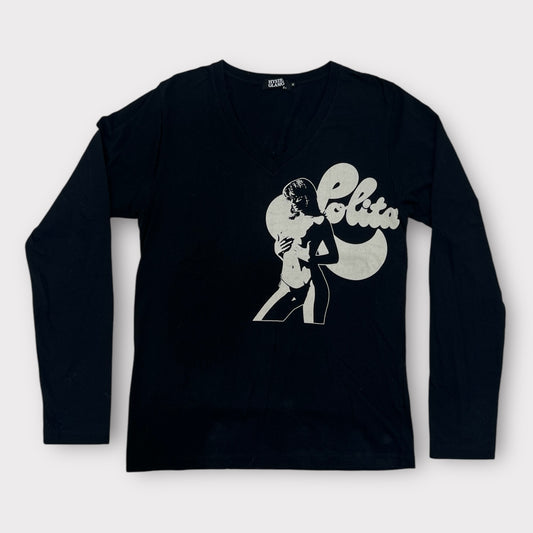 Vintage Black Long-sleeve T-shirt