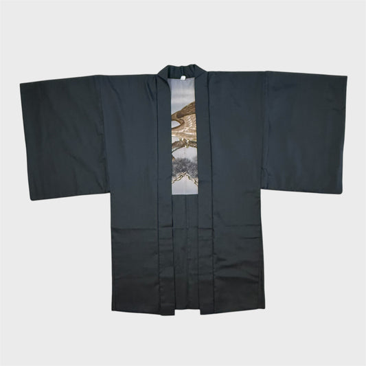 Vintage Haori - Men's Kimono Jacket - Ōshima-tsumugi