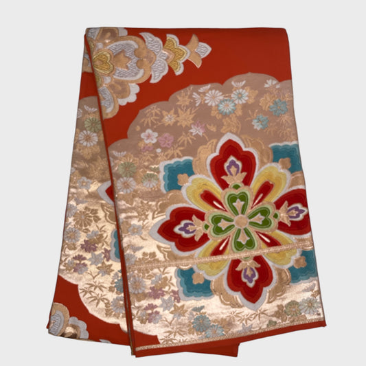 Vintage Japanese Kimono Belt Obi Table Runner (One of a kind)