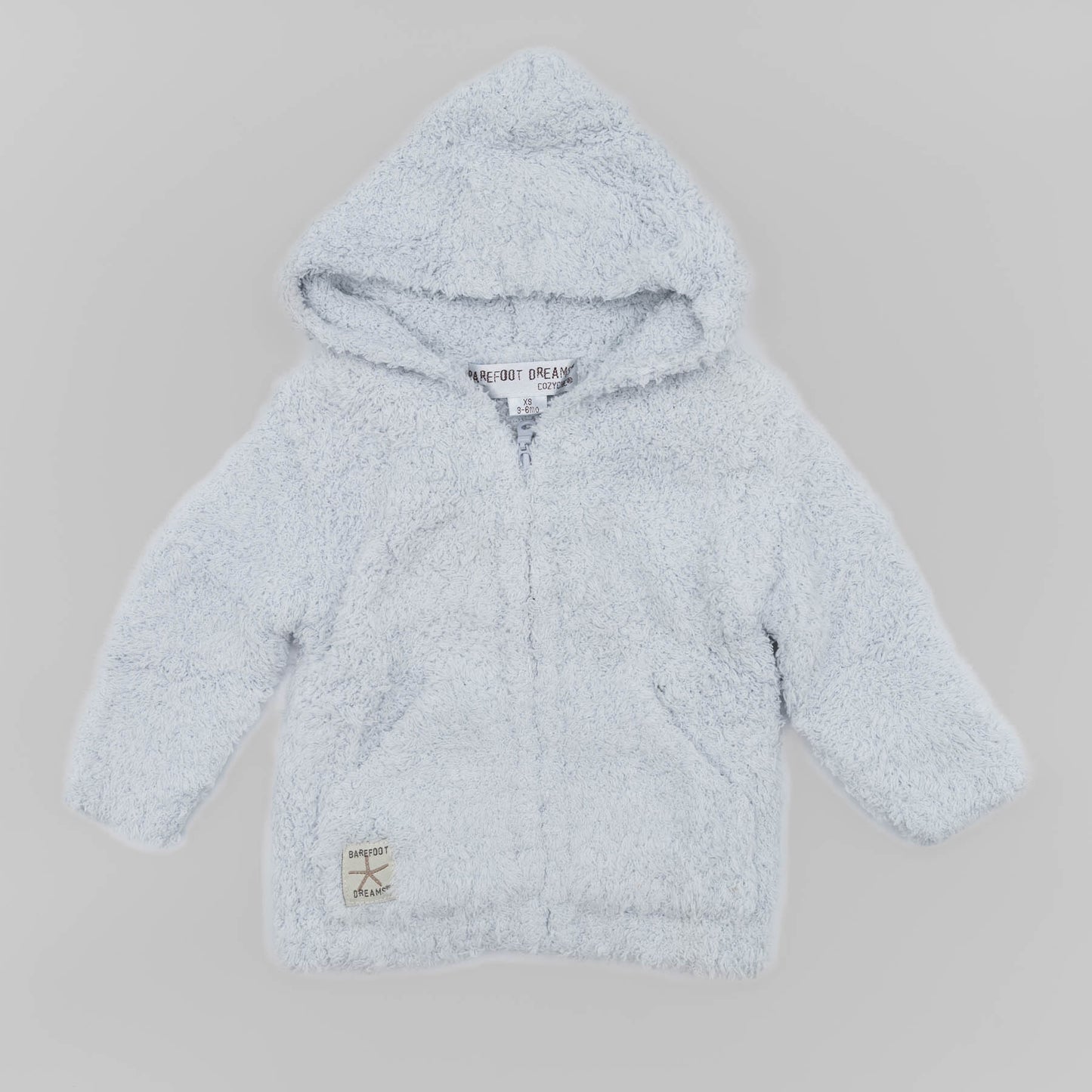 Barefoot Dreams - Cozy Chic Toddler Hoodie - Blue