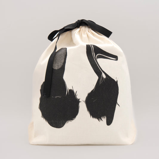 Bag-all - Feather Slippers Shoe Bag - Cream