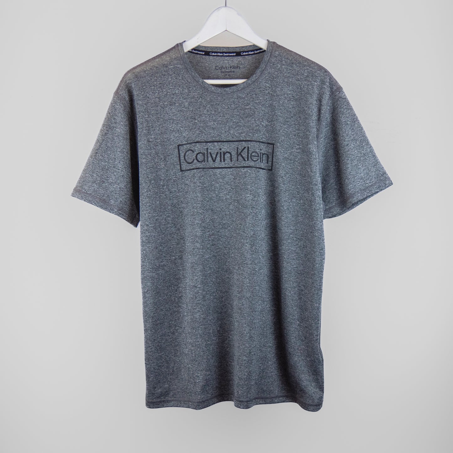 Calvin Klein - Light Weight Quick Dry Short Sleeve 40+ UPF Protection - Heather Grey