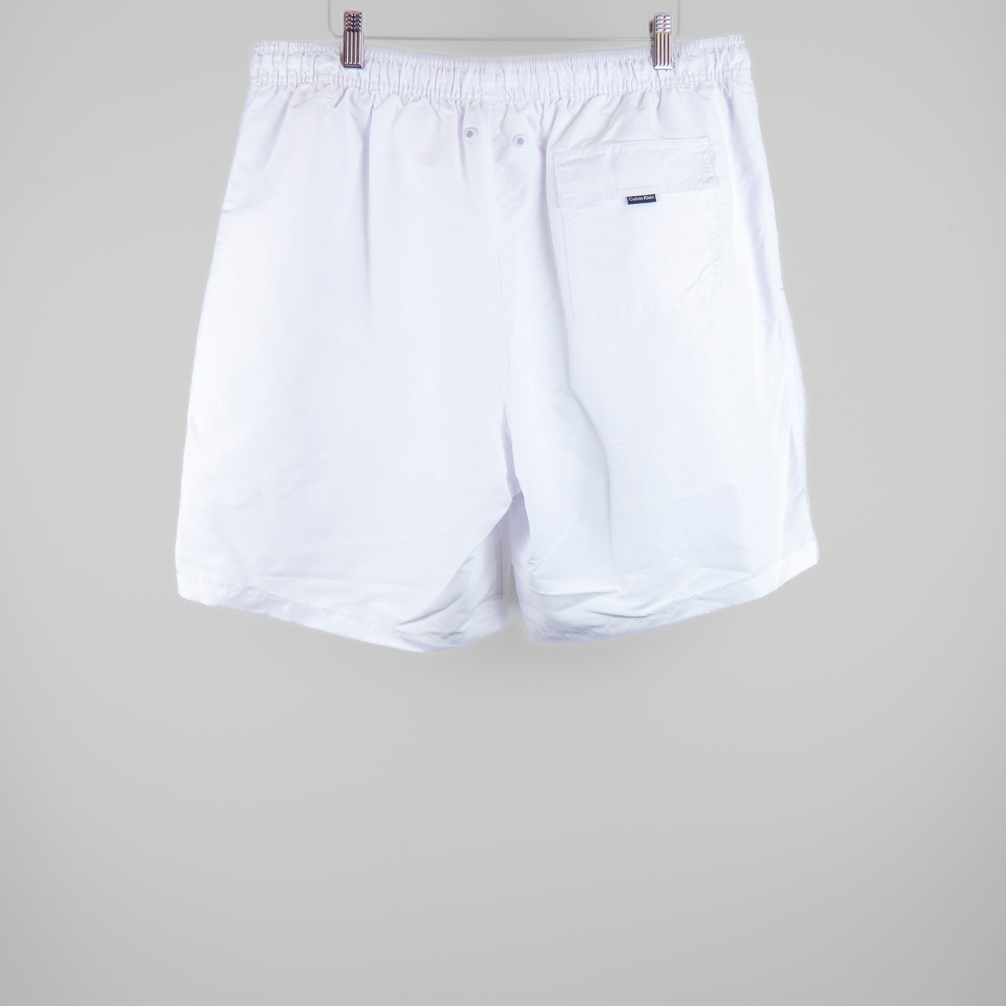 Calvin Klein - Standard UV Protected Quick Dry Swim Trunk - White