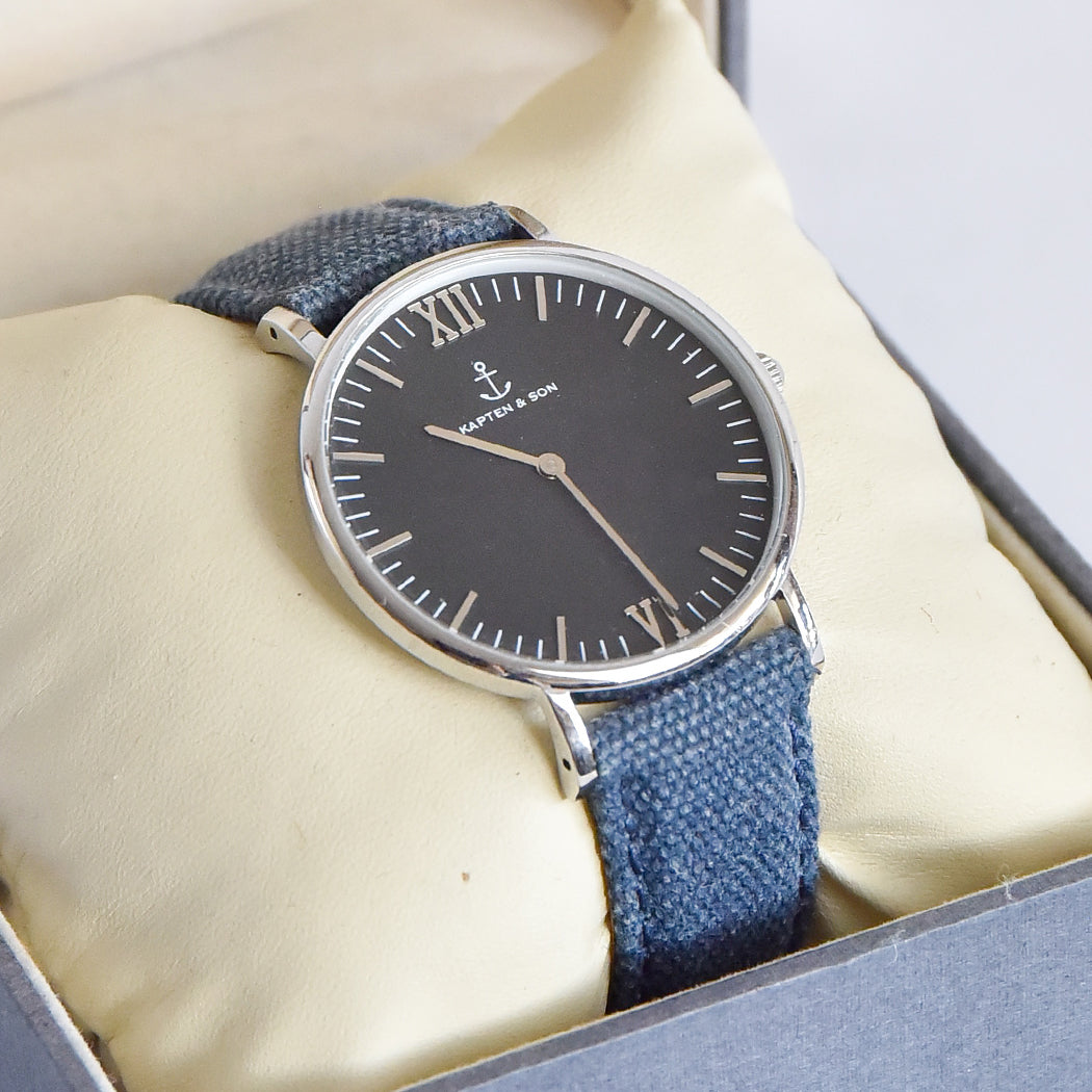 Kapten & Son - Watch Campina - Blue/Silver