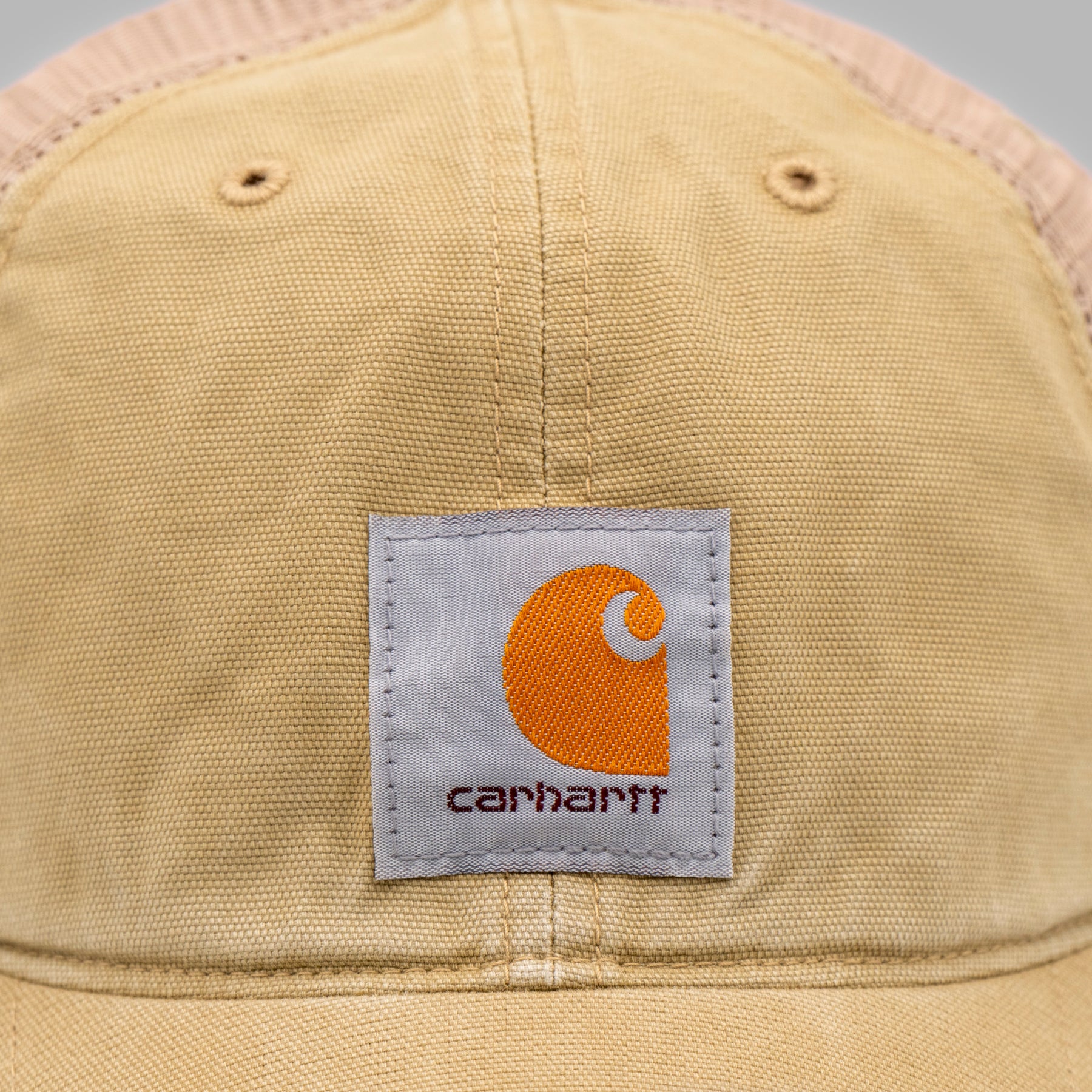 Carhartt Canvas Mesh Back Hat - Dark Khaki - Dance's Sporting Goods