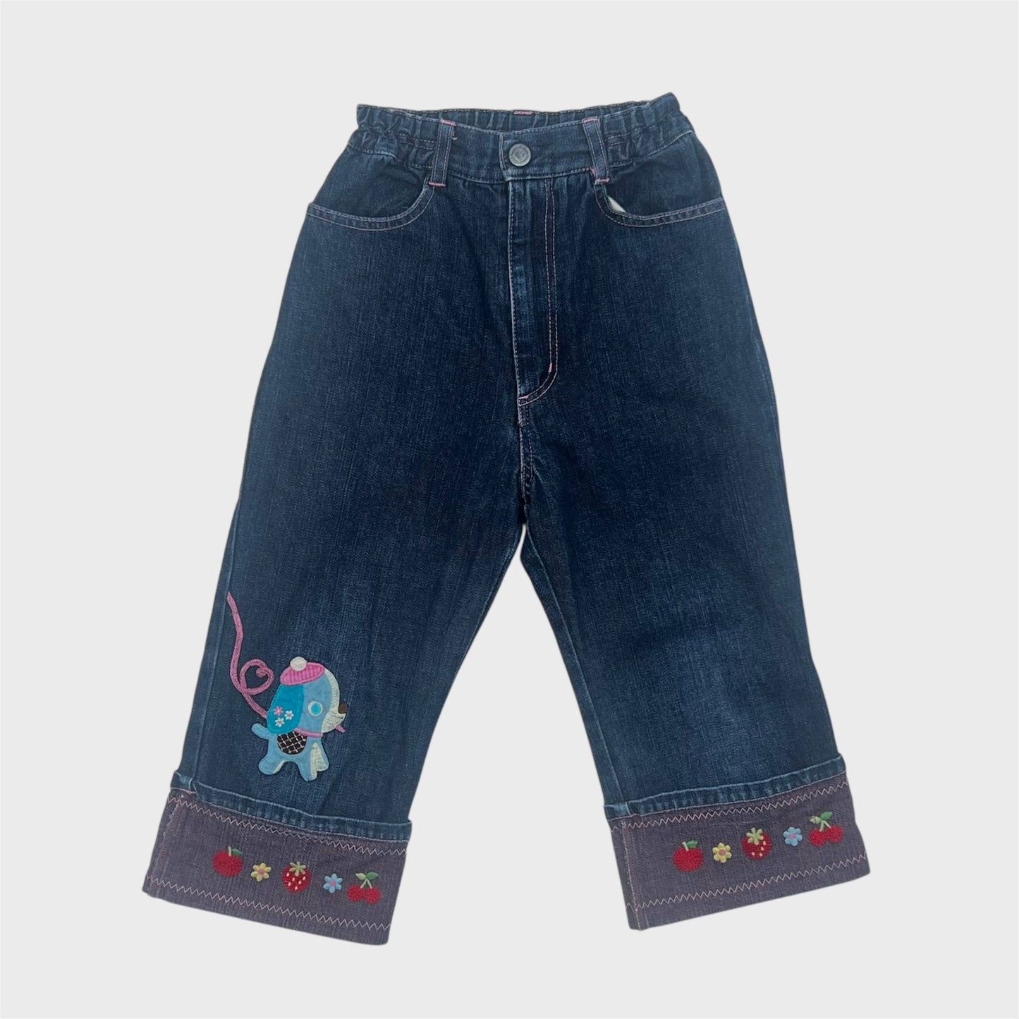 Vintage Blue Dog Pants