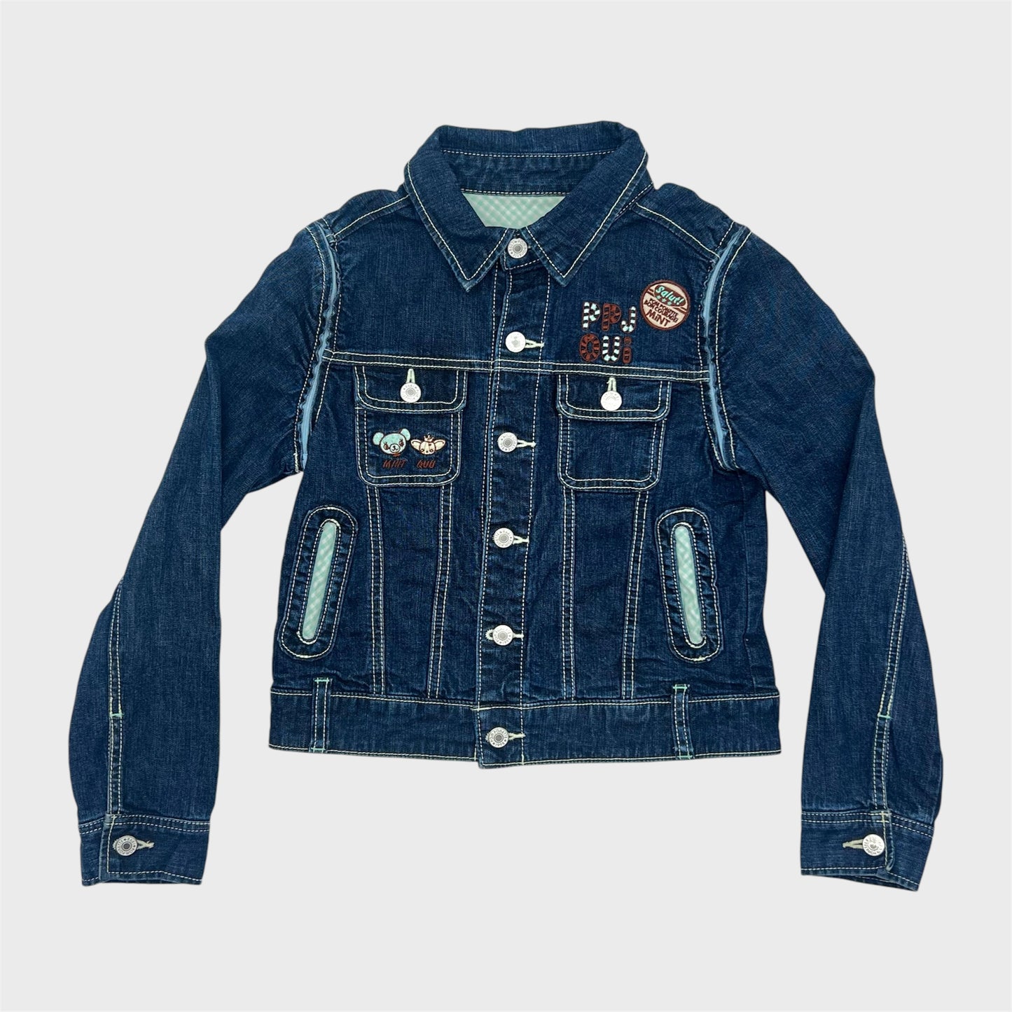 Vintage Removable Sleeves Denim Jacket