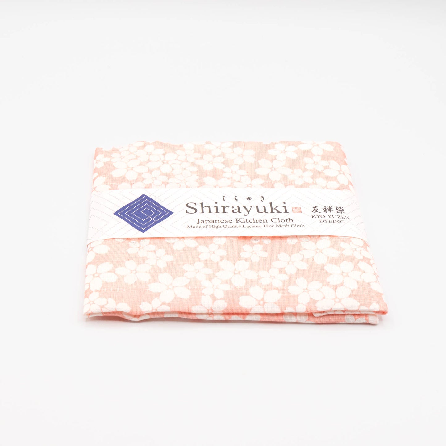 Shirayuki - Kyo- Yuzen - Dish Cloth - Sakura Pink
