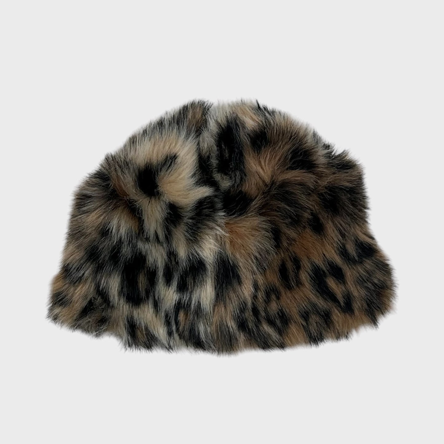 Vintage Leopard Russian Hat