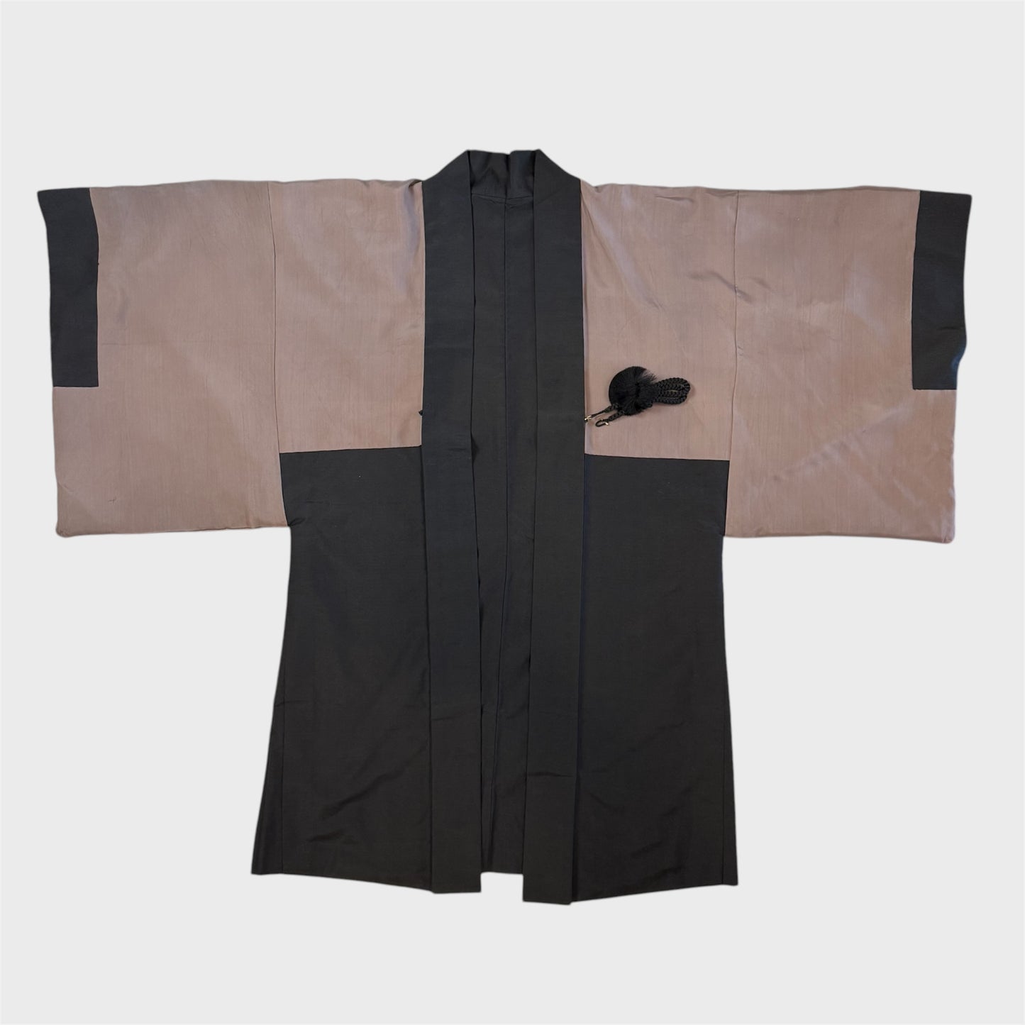 Vintage Haori - Men's Kimono Jacket - Ōshima-tsumugi