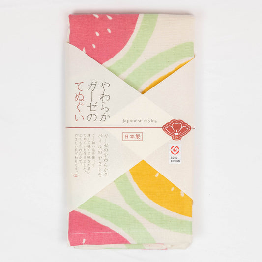 Premium Gauze Tenugui Towel - Watermelon