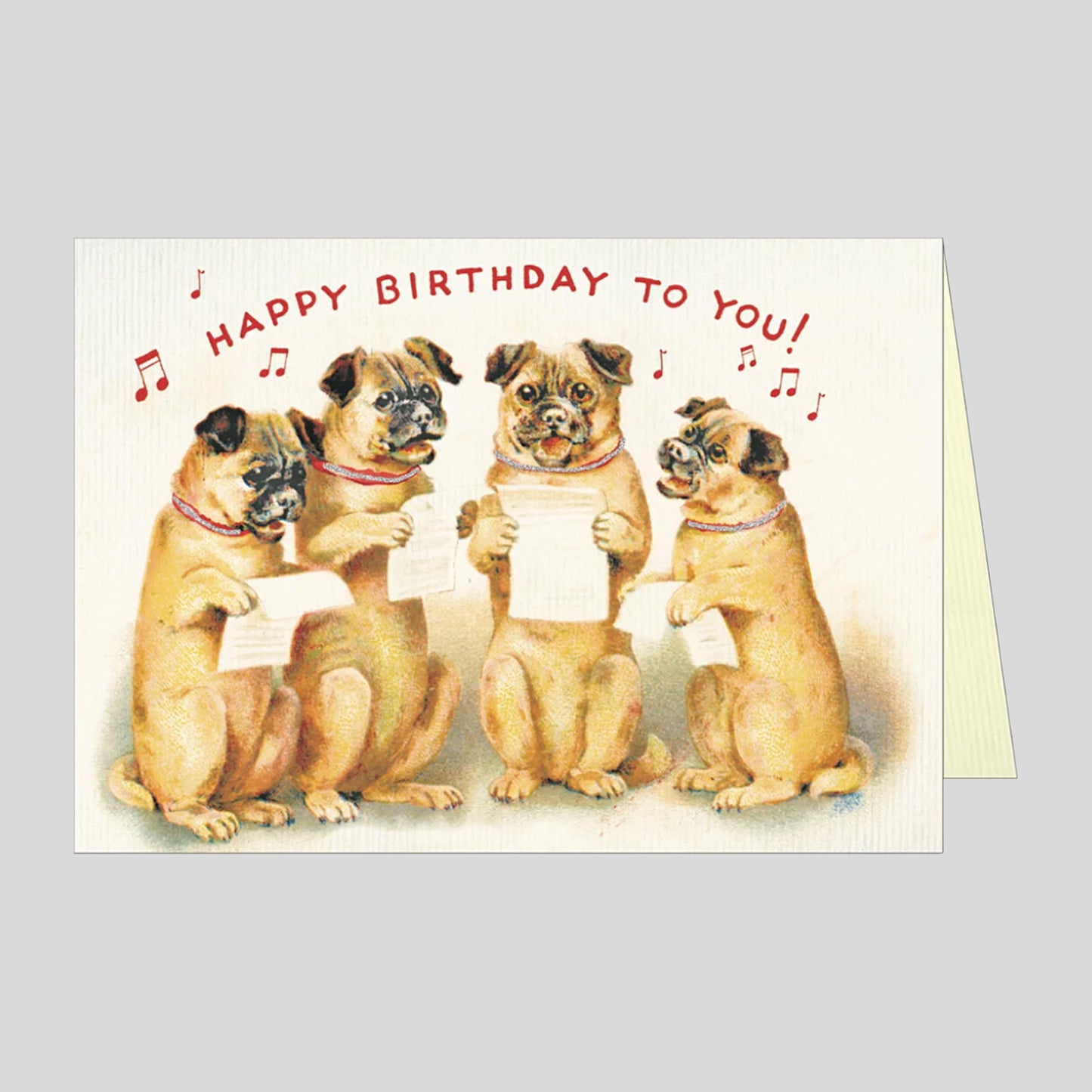 Cavallini Papers & Co. - Single Greeting Card - Happy Birthday Dogs 4