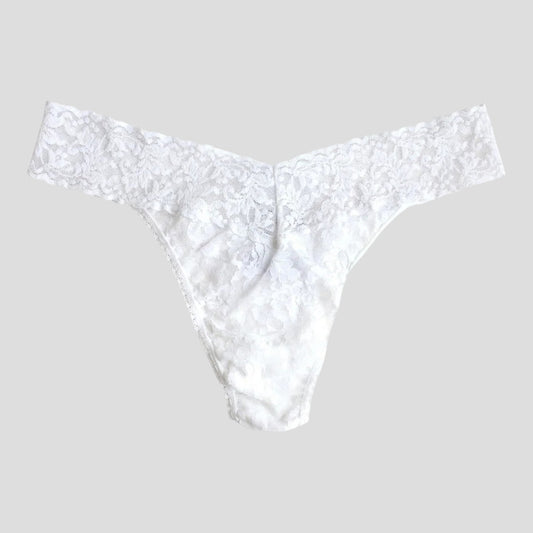 Hanky Panky - Signature Lace Original Thong Wrappd Whit