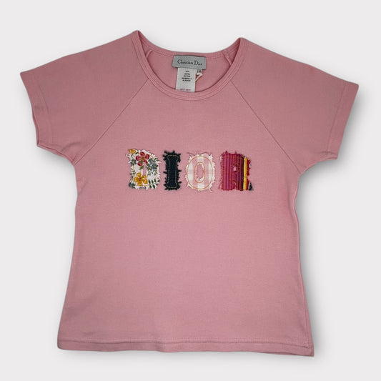 Vintage Patchwork Pink T-shirt