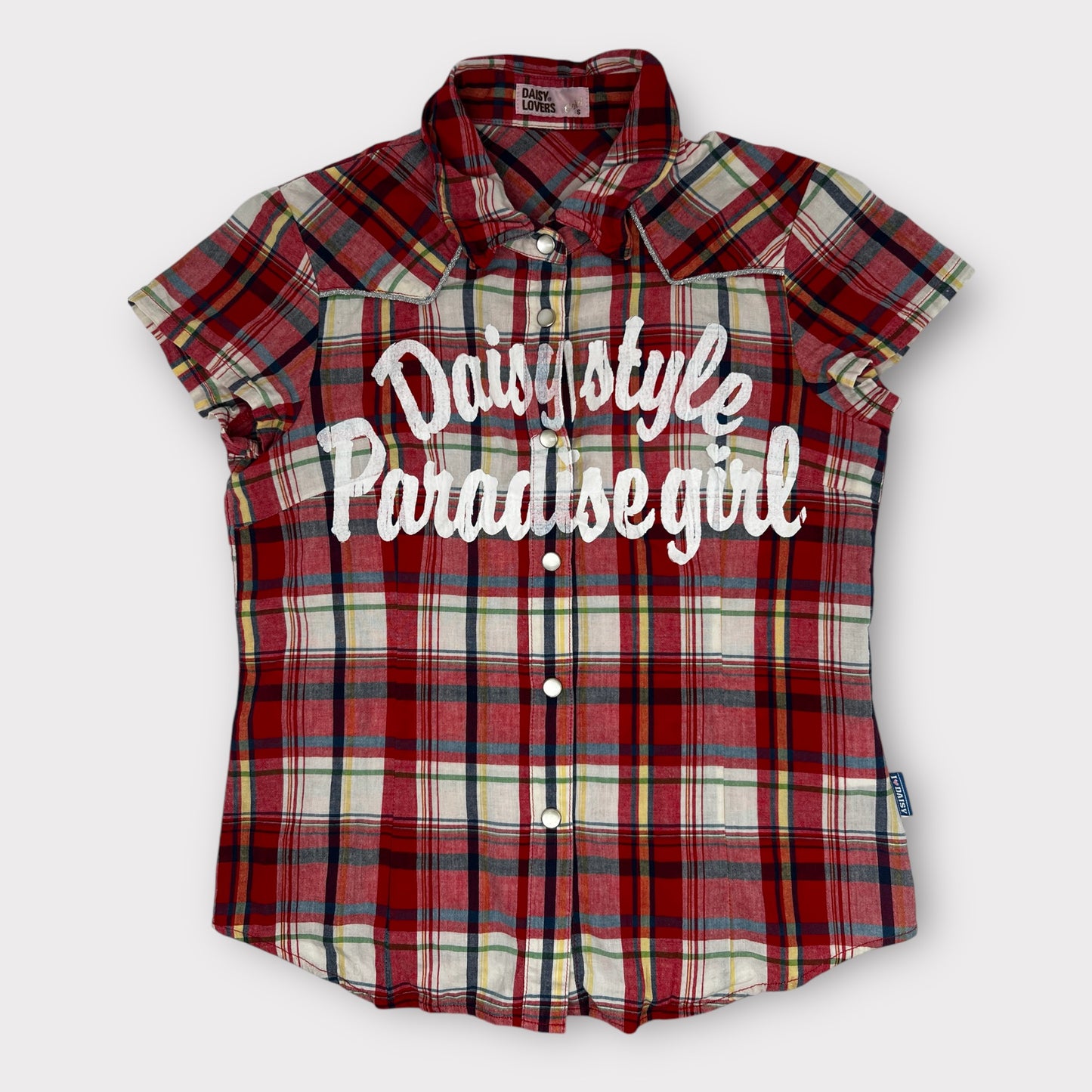 Vintage Red Plaid Shirt