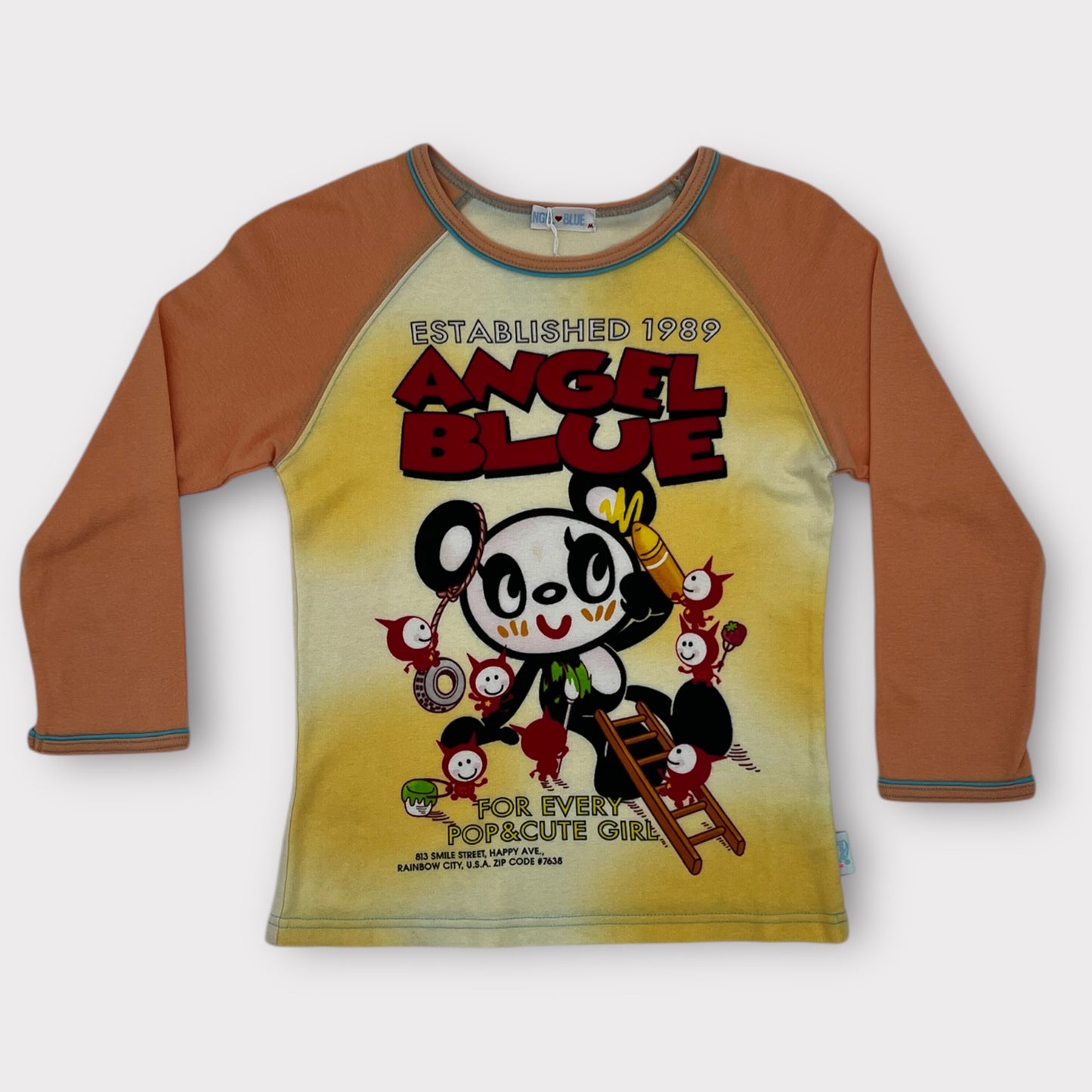 Vintage Panda Long-sleeve T-shirt