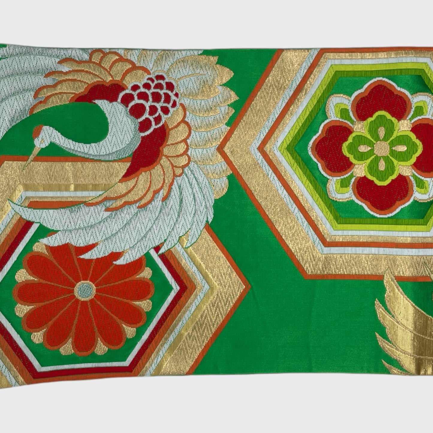 Vintage Japanese Kimono Belt Obi Table Runner (One of a kind)