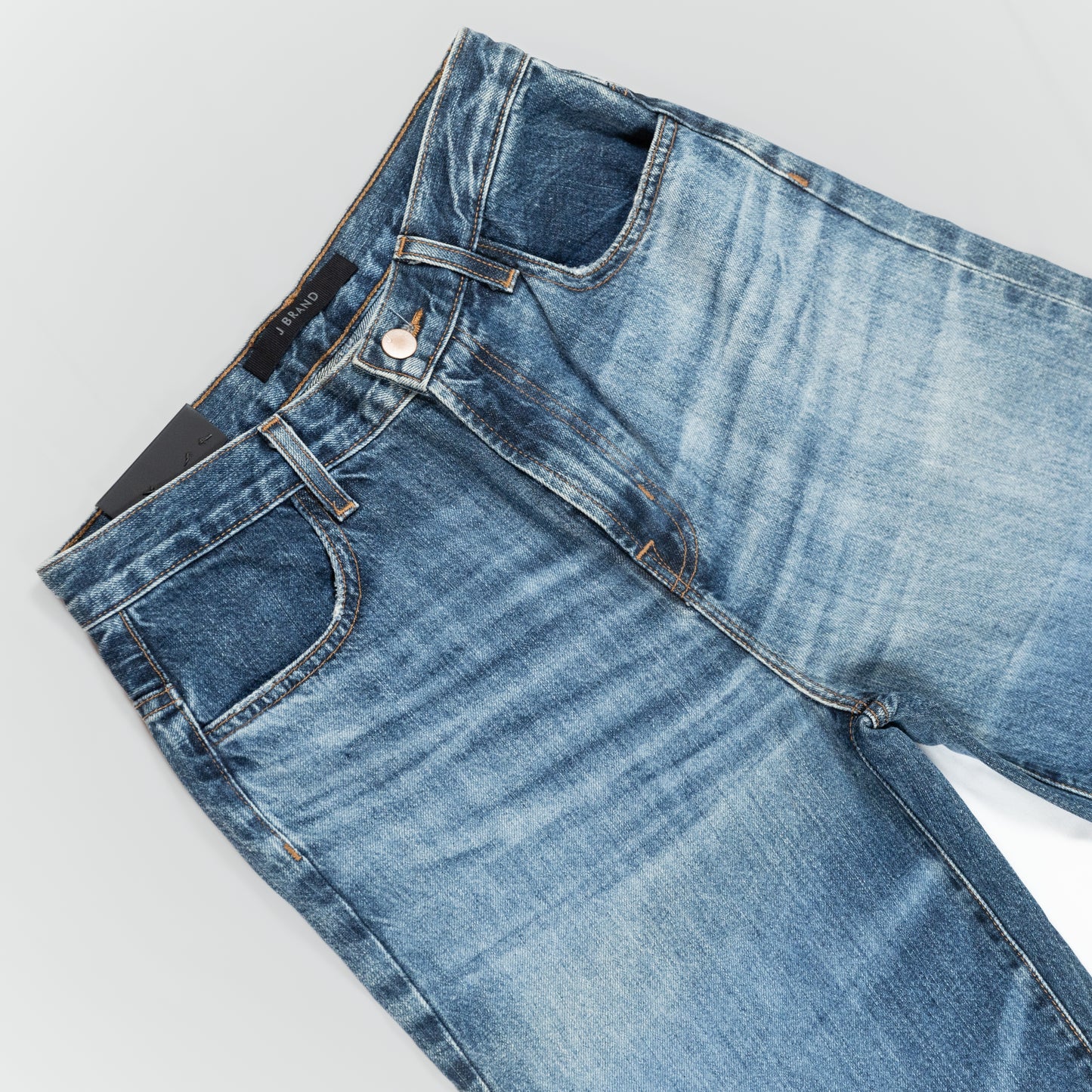 J Brand -  Dialogue Joan Cropped Wide-leg High-rise Jeans - Dialogue