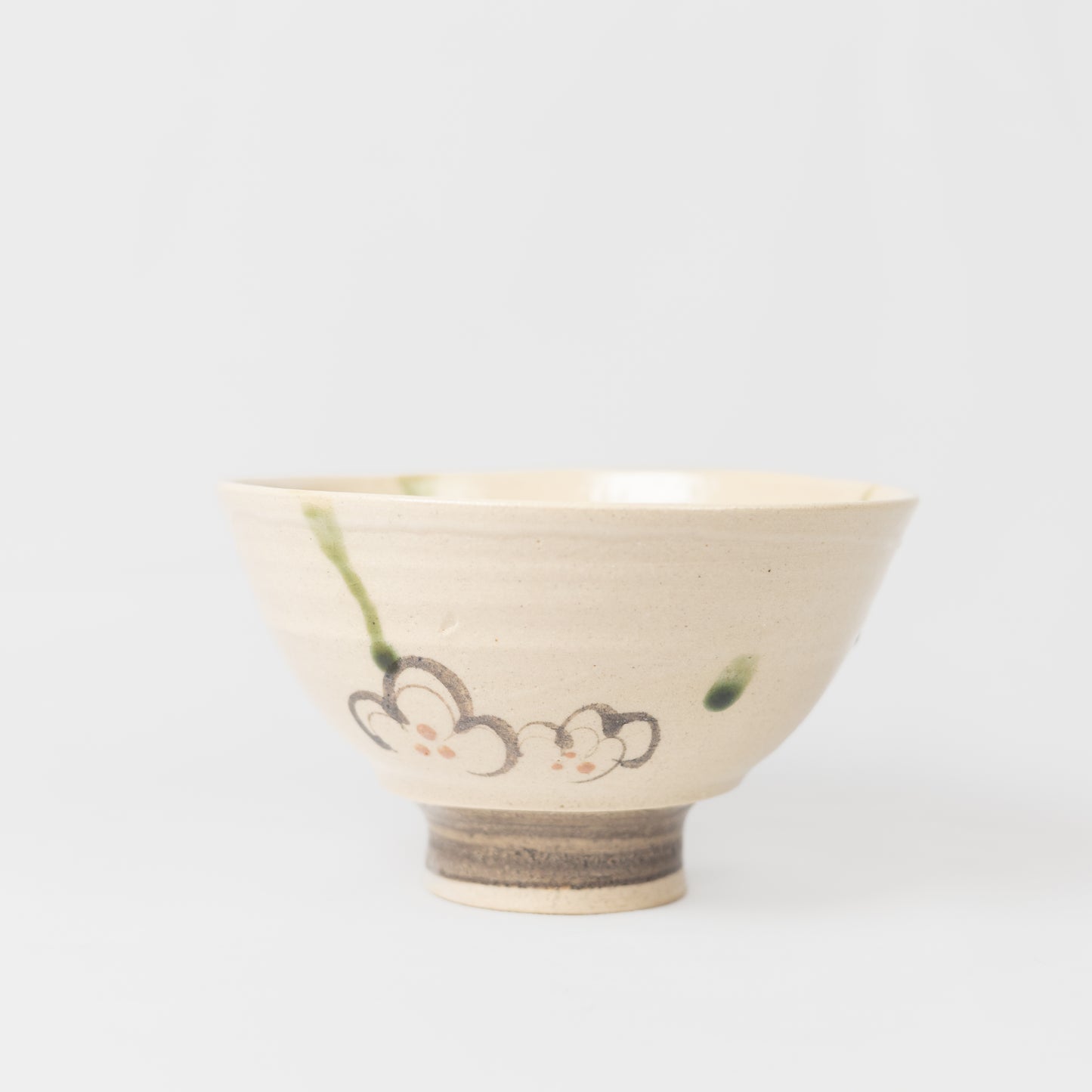 Vintage - Minoyaki Oribe Matcha Bowl