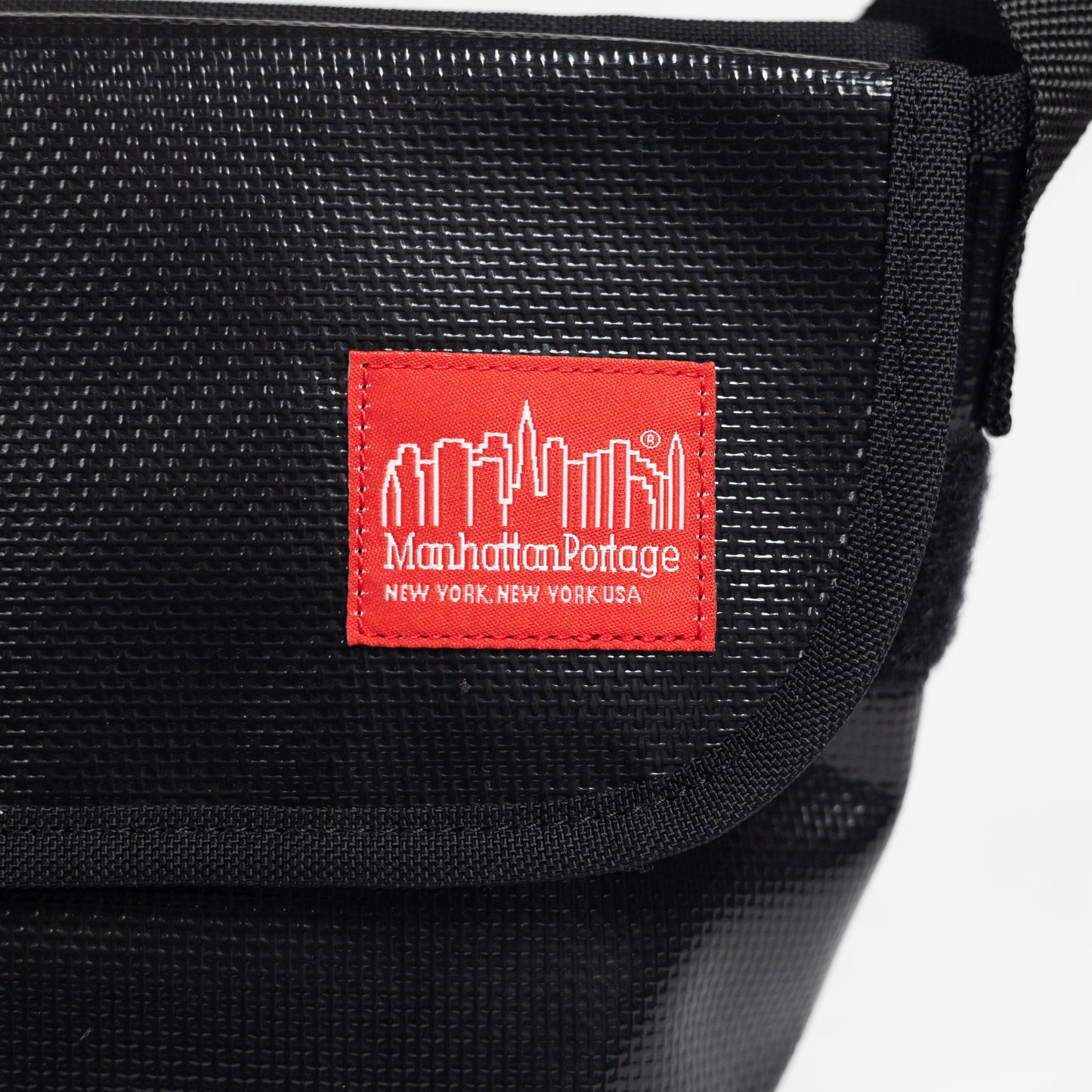 Manhattan Portage - Vinyl Messenger Bag - Black