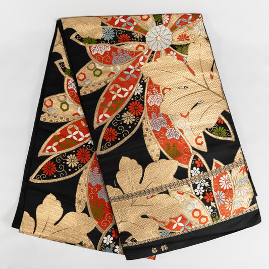 Vintage Japanese Kimono Belt Obi Table Runner (One of a kind)