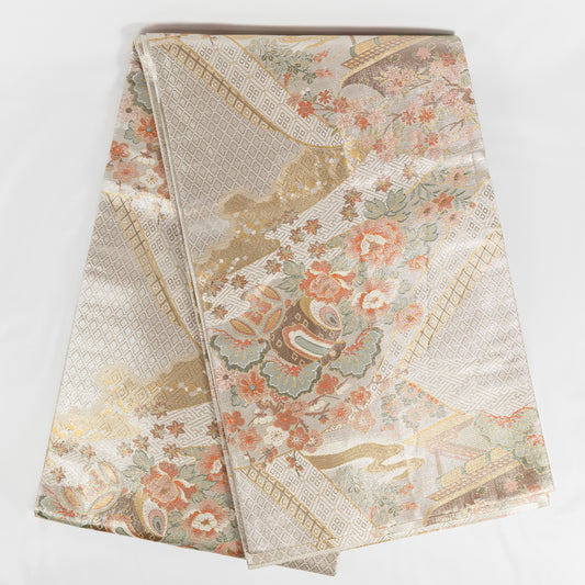 Vintage Japanese Kimono Belt Obi Table Runner (One of a kind)