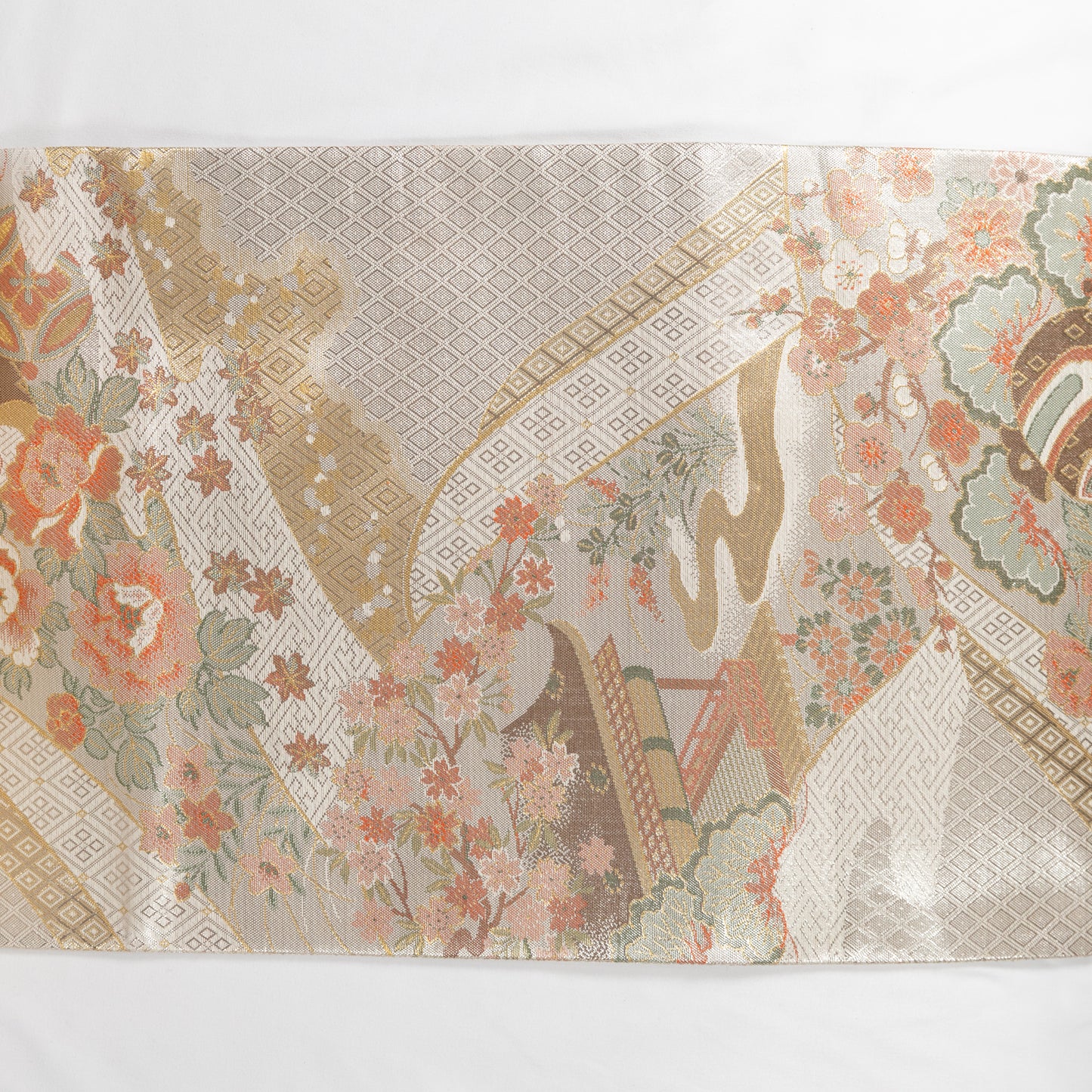 Vintage Japanese Kimono Belt Obi Table Runner (One of a kind)