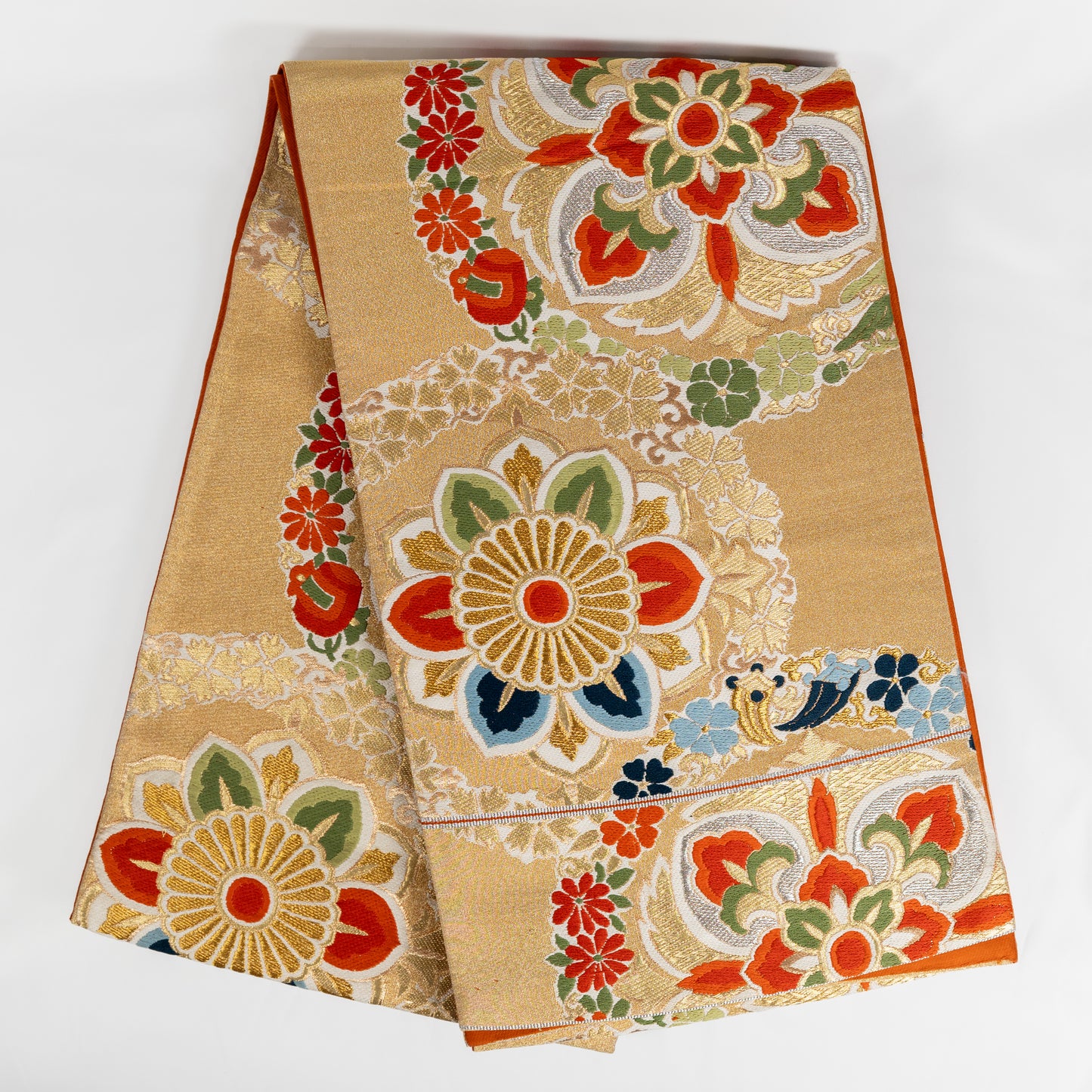 Vintage Japanese Kimono Belt Obi Table Runner (One of a kind)