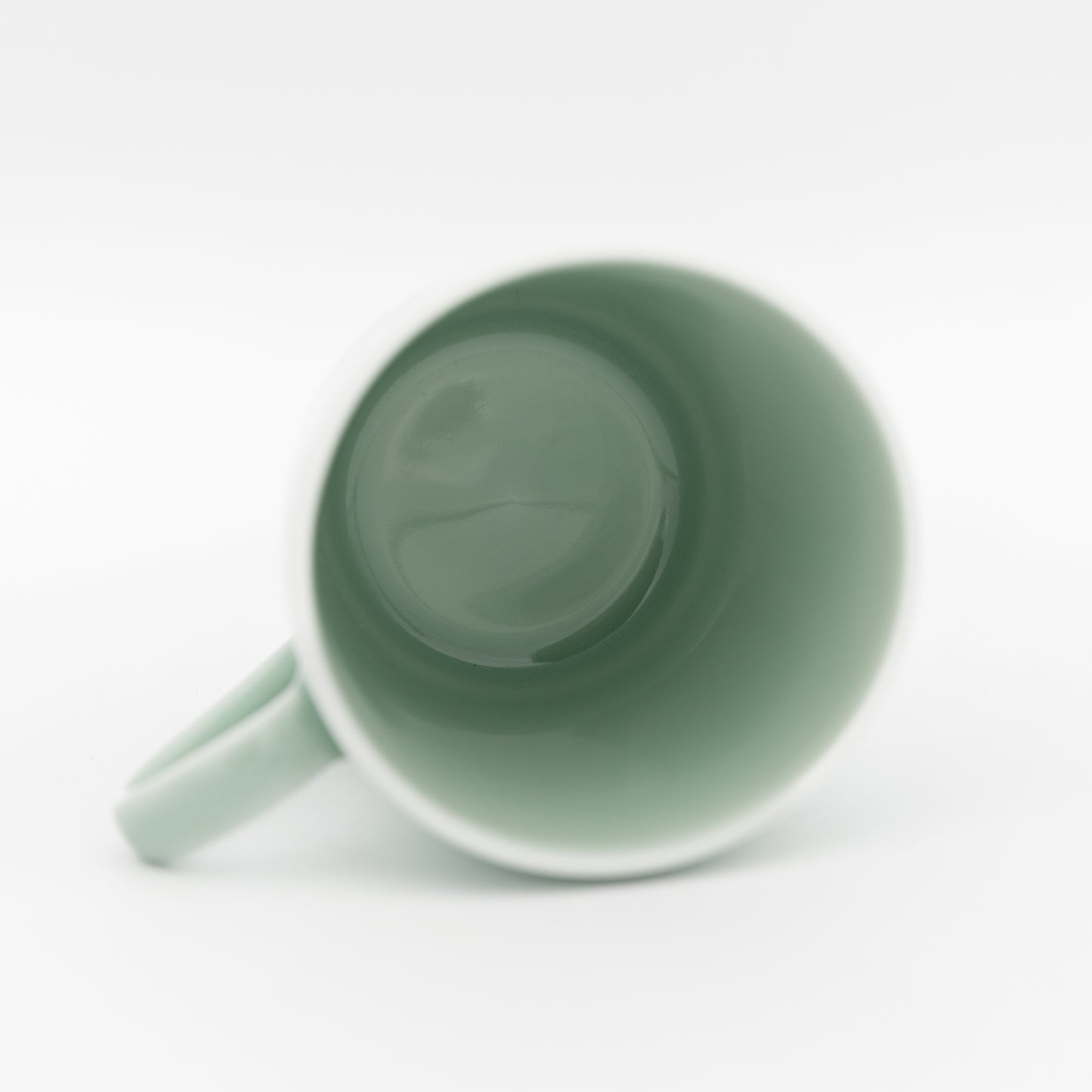 Kosengama - Celadon Mug Cup - Camellia