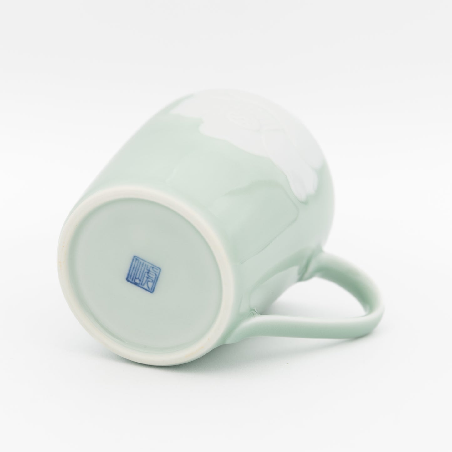 Kosengama - Celadon Mug Cup - Camellia