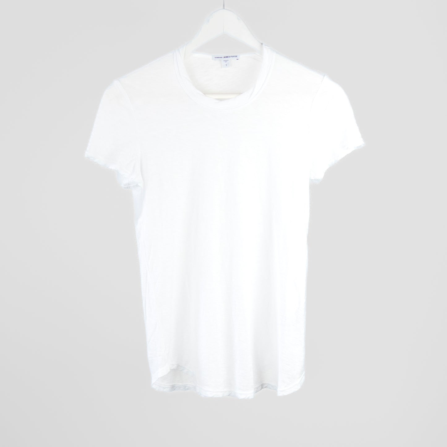 James Perse - Sheer Slub Crew Neck Tee - White