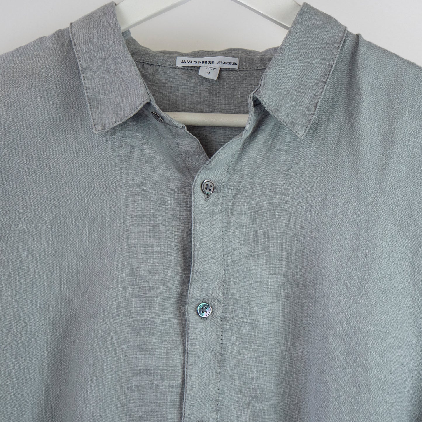 James Perse - Classic Linen Shirt - Breeze Pigment