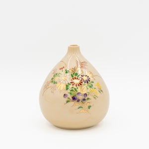 Gyokutozan Satsumaware Ichirin Vase