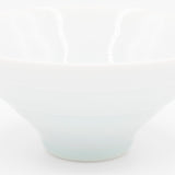 Kosengama - Celadon Rice Bowl - White & Blue