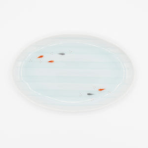 Kosengama - Killifish Celadon Plate