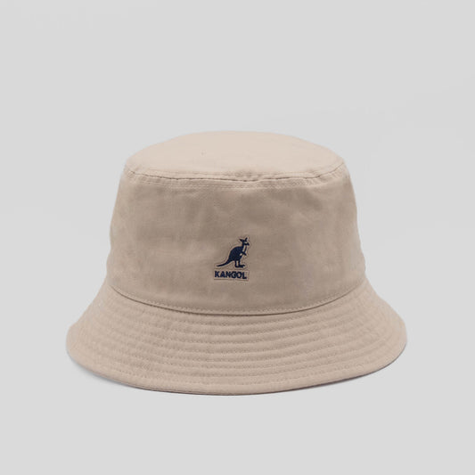 Kangol -Washed Bucket Hat - Khaki