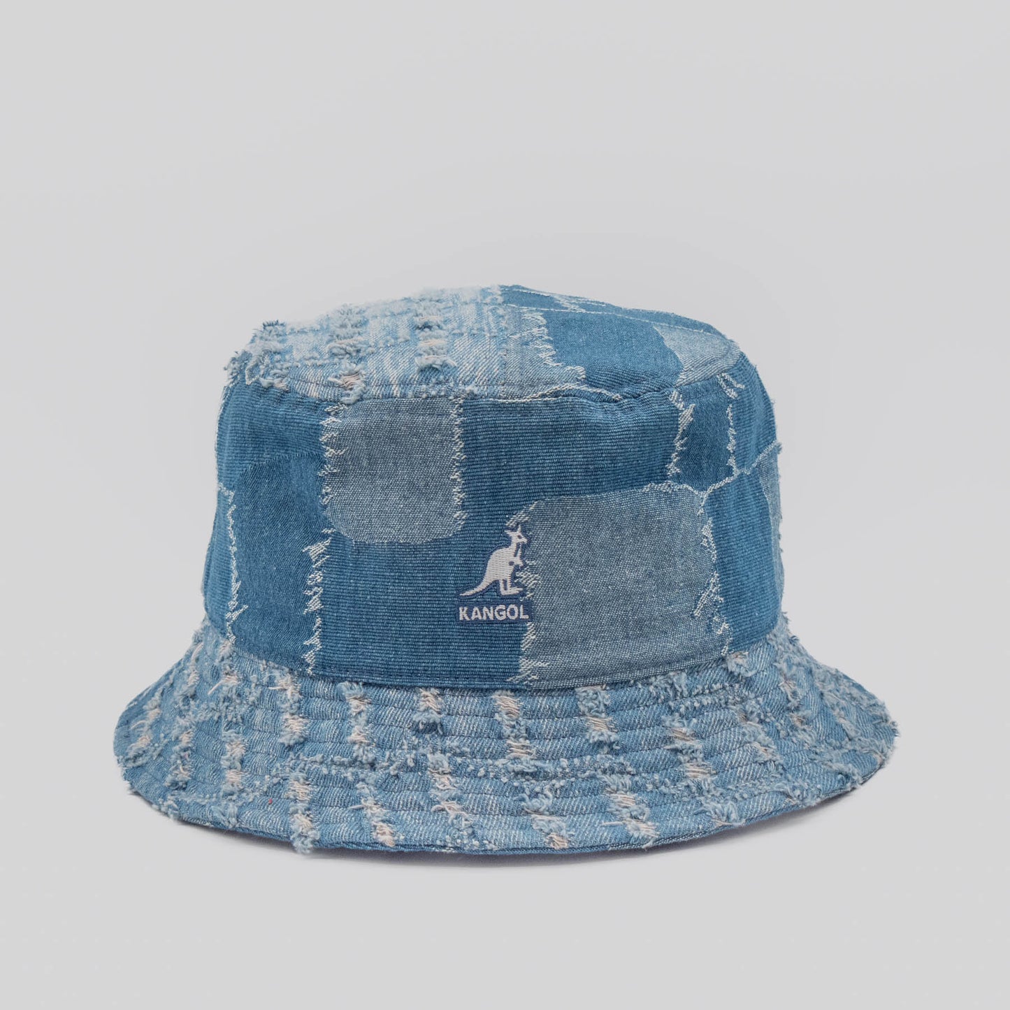 Kangol - Denim Mash-Up Bucket -Med Blue