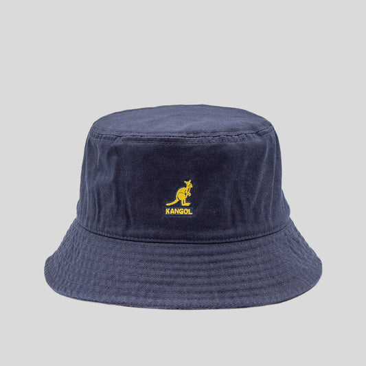 Kangol - Washed Bucket Hat - Navy
