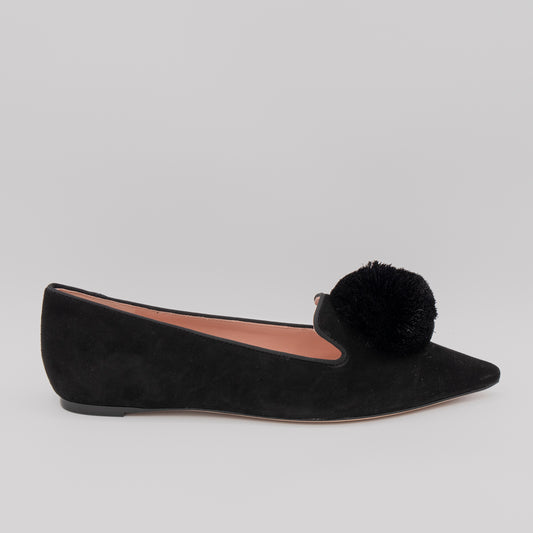 Kate Spade New York -  Amour Pom Flats - Black