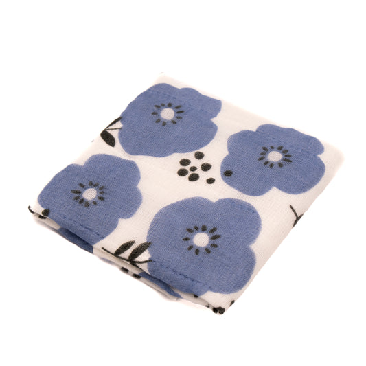 Kaya - Dish Cloth - Flower Blue