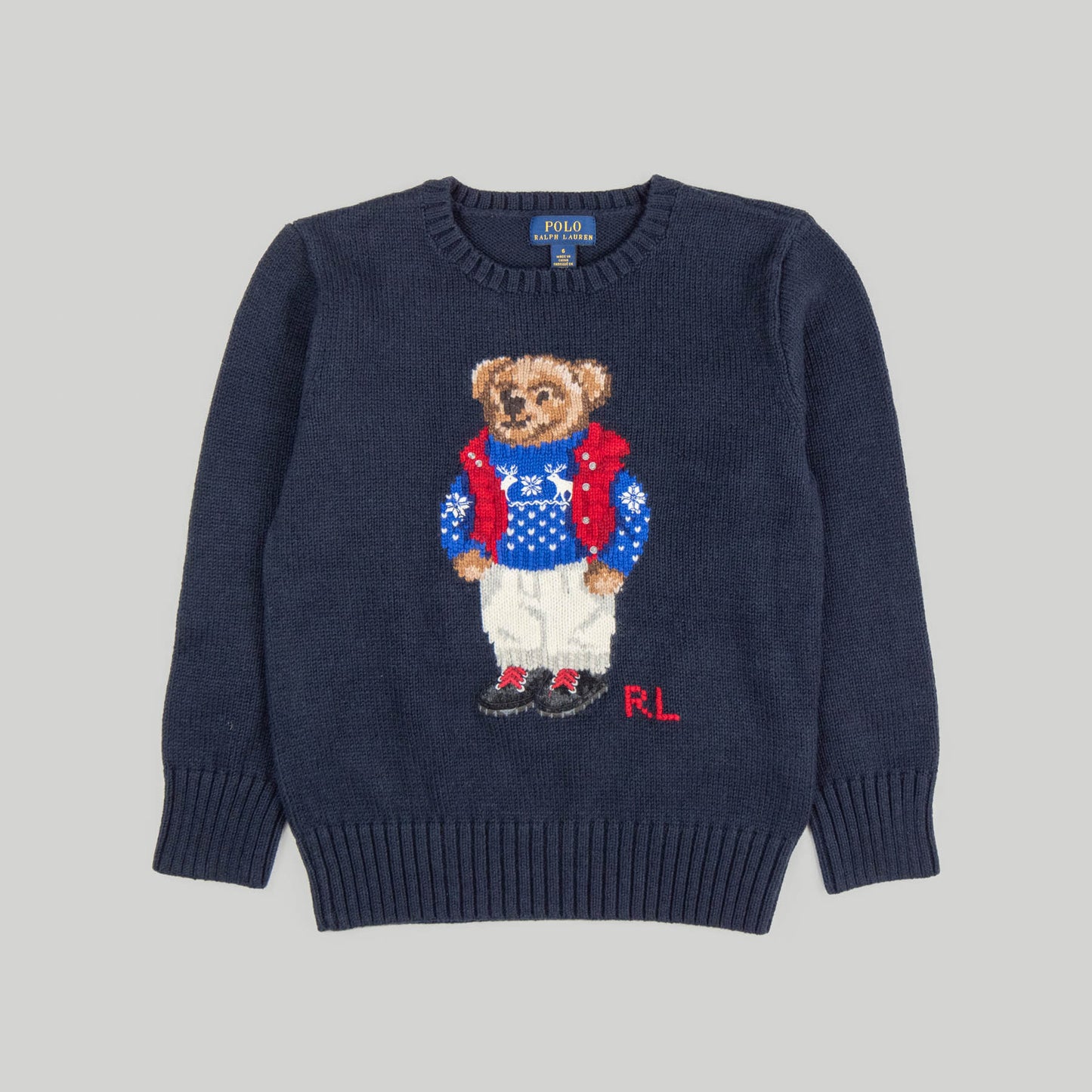 Ralph Lauren Polo - Cotton Bear Sweater