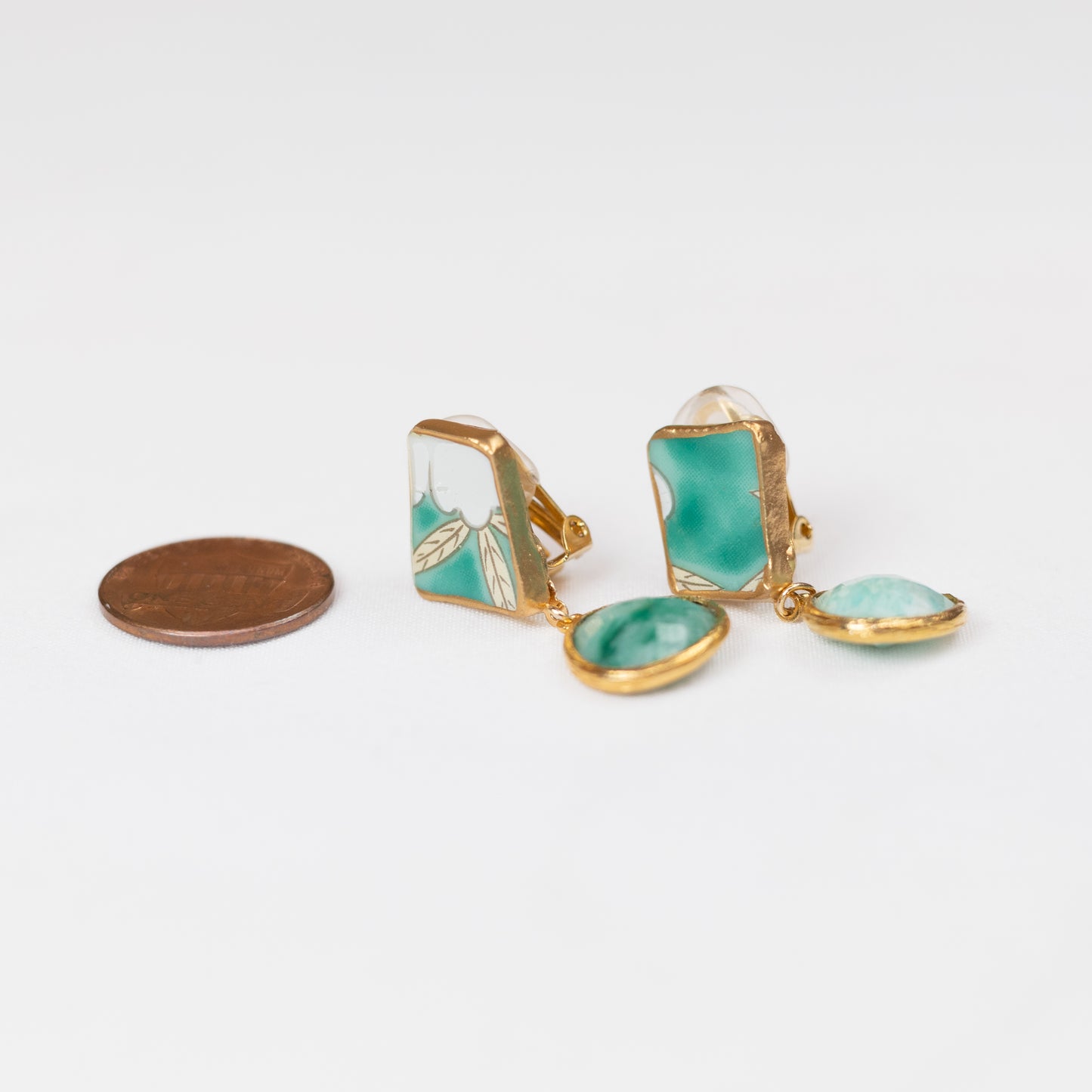 Kintsugi Clip on Earring