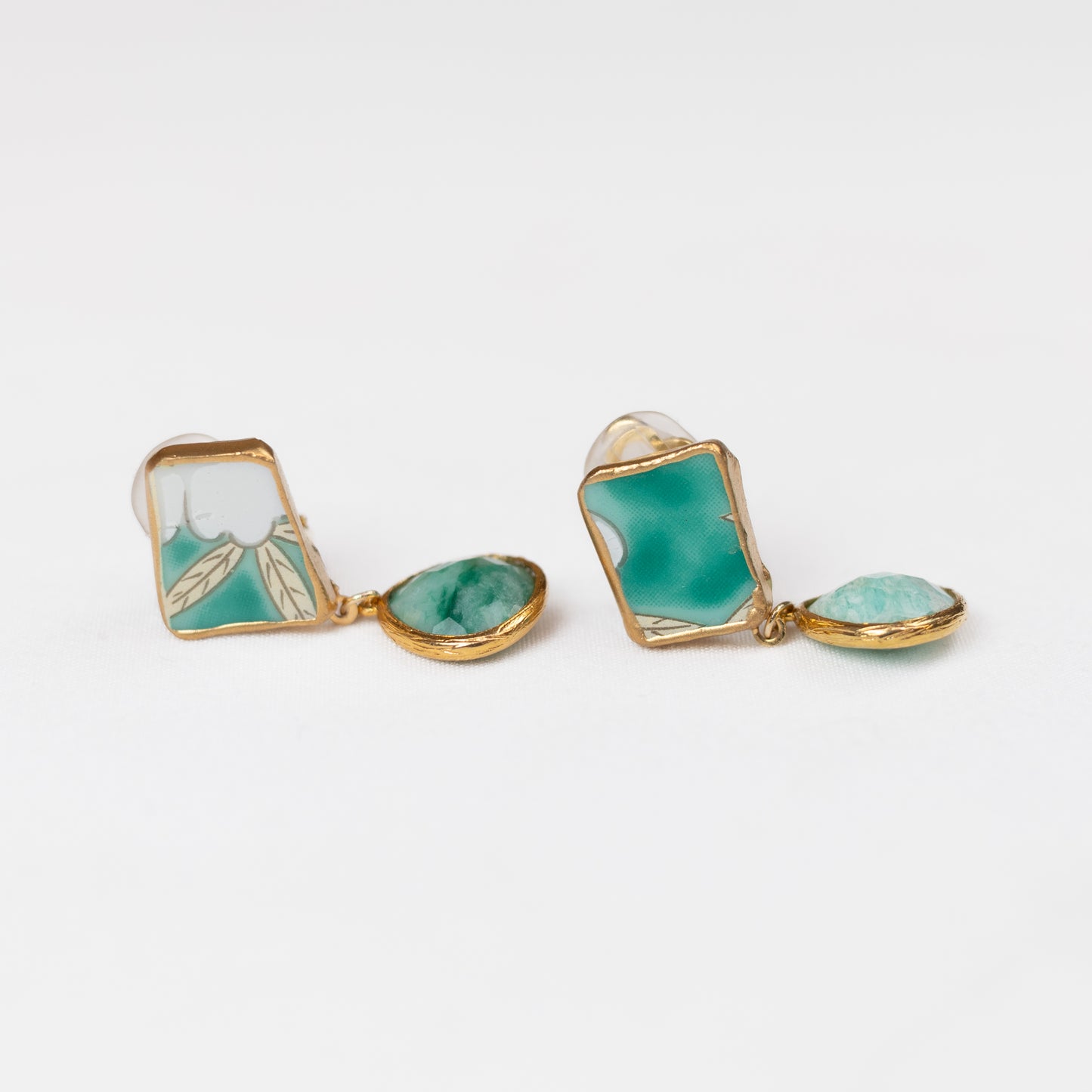 Kintsugi Clip on Earring